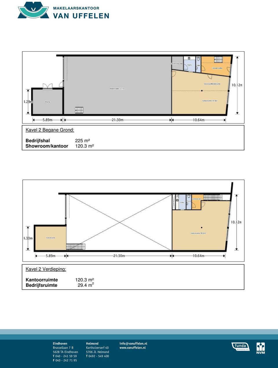 3 m² Kavel 2 Verdieping: