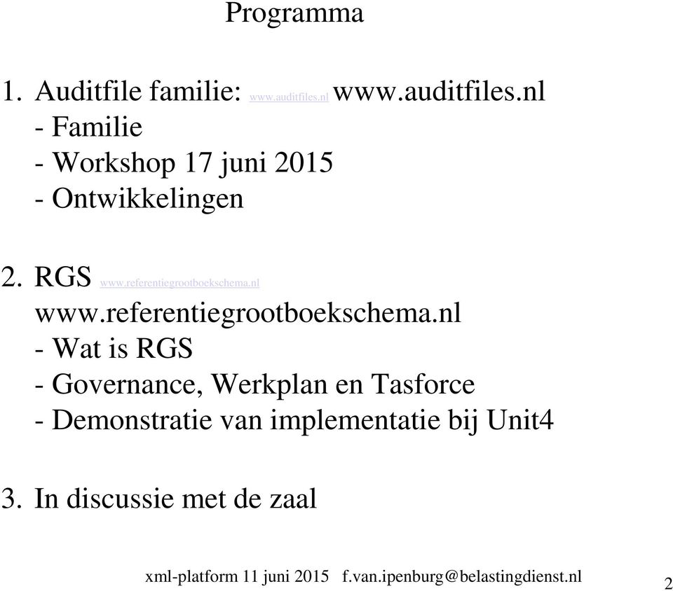 RGS www.referentiegrootboekschema.