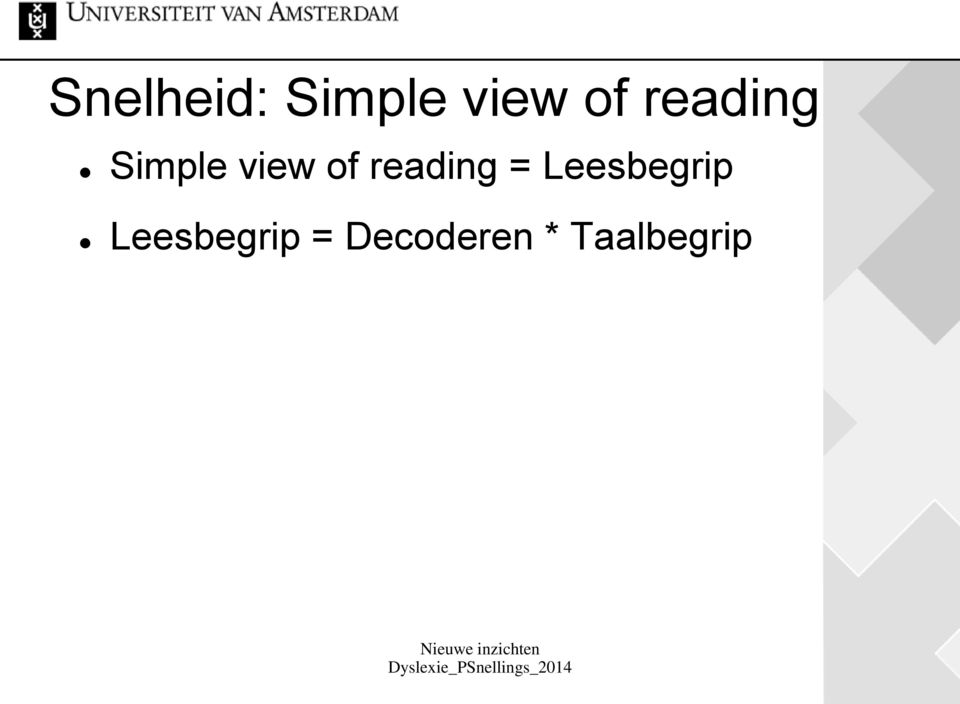 reading = Leesbegrip