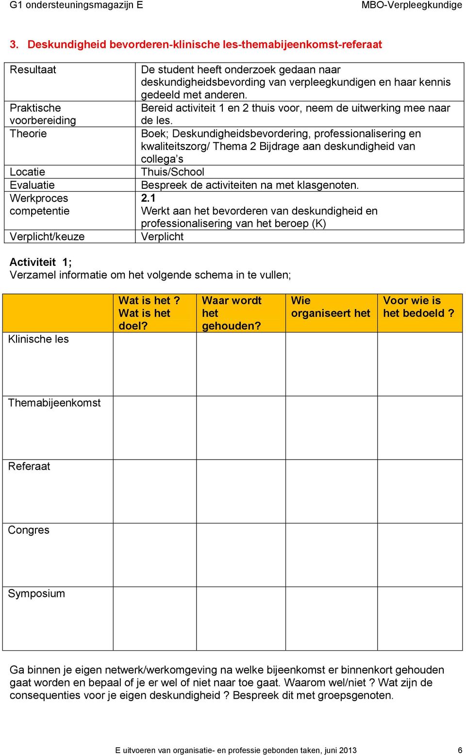 Boek; Deskundigheidsbevordering, professionalisering en kwaliteitszorg/ Thema 2 