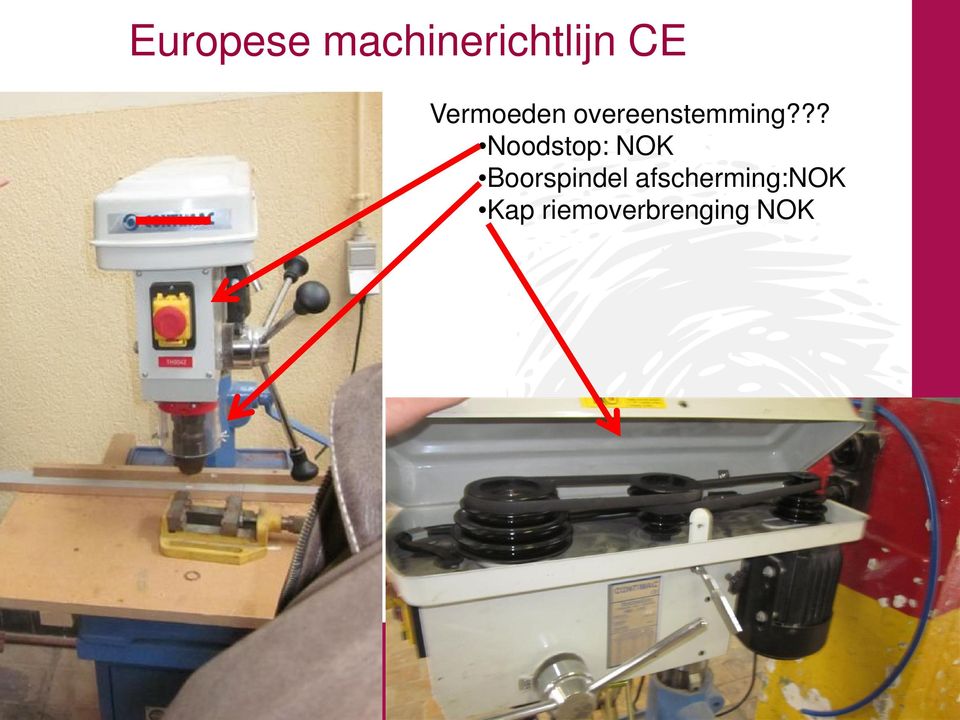 ?? Noodstop: NOK Boorspindel