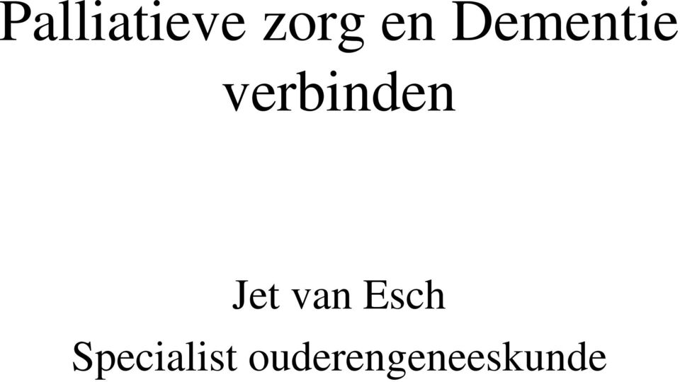 Jet van Esch