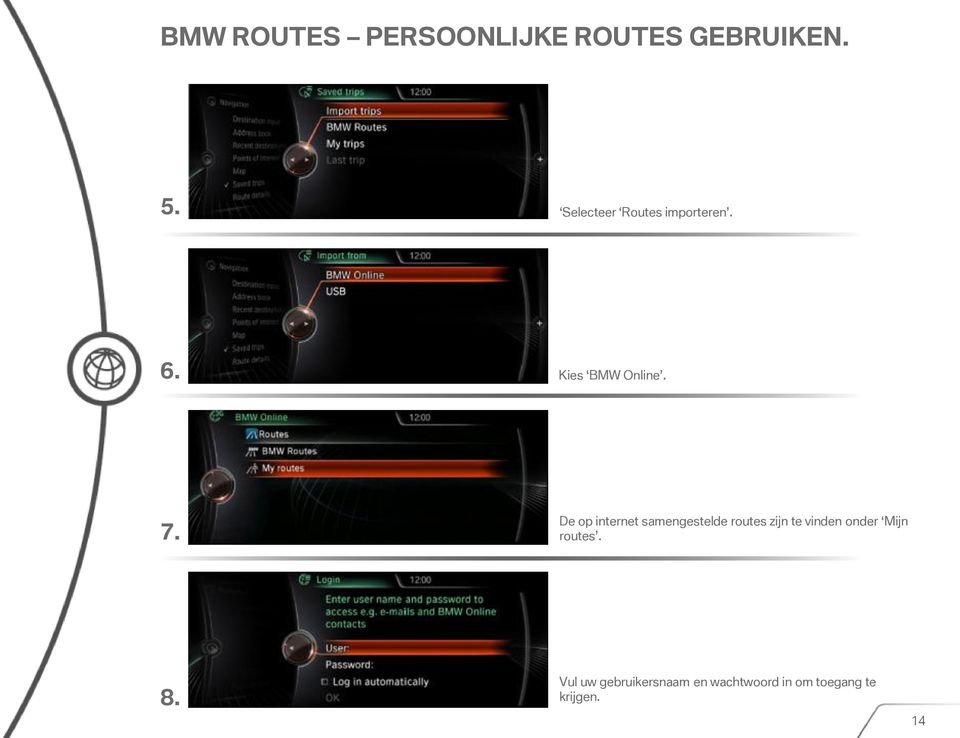 De op internet samengestelde routes zijn te vinden onder