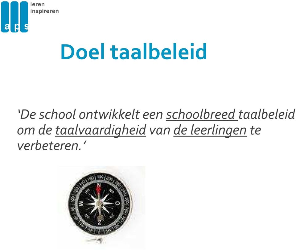 taalbeleid om de