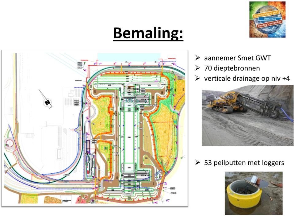 verticale drainage op