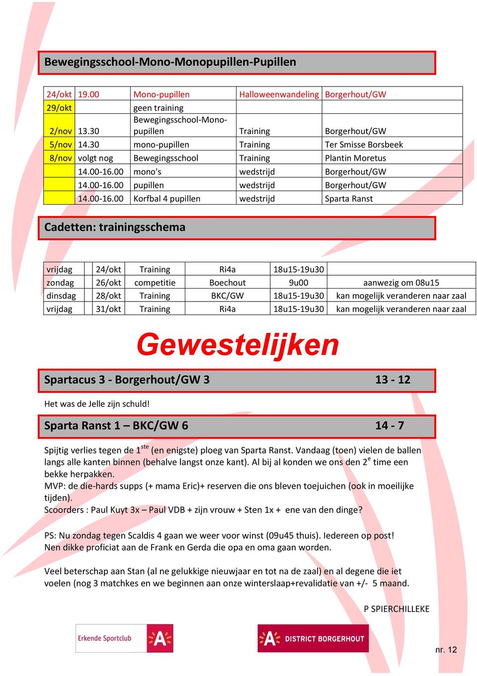 00 mono's wedstrijd Borgerhout/GW 14.00-16.