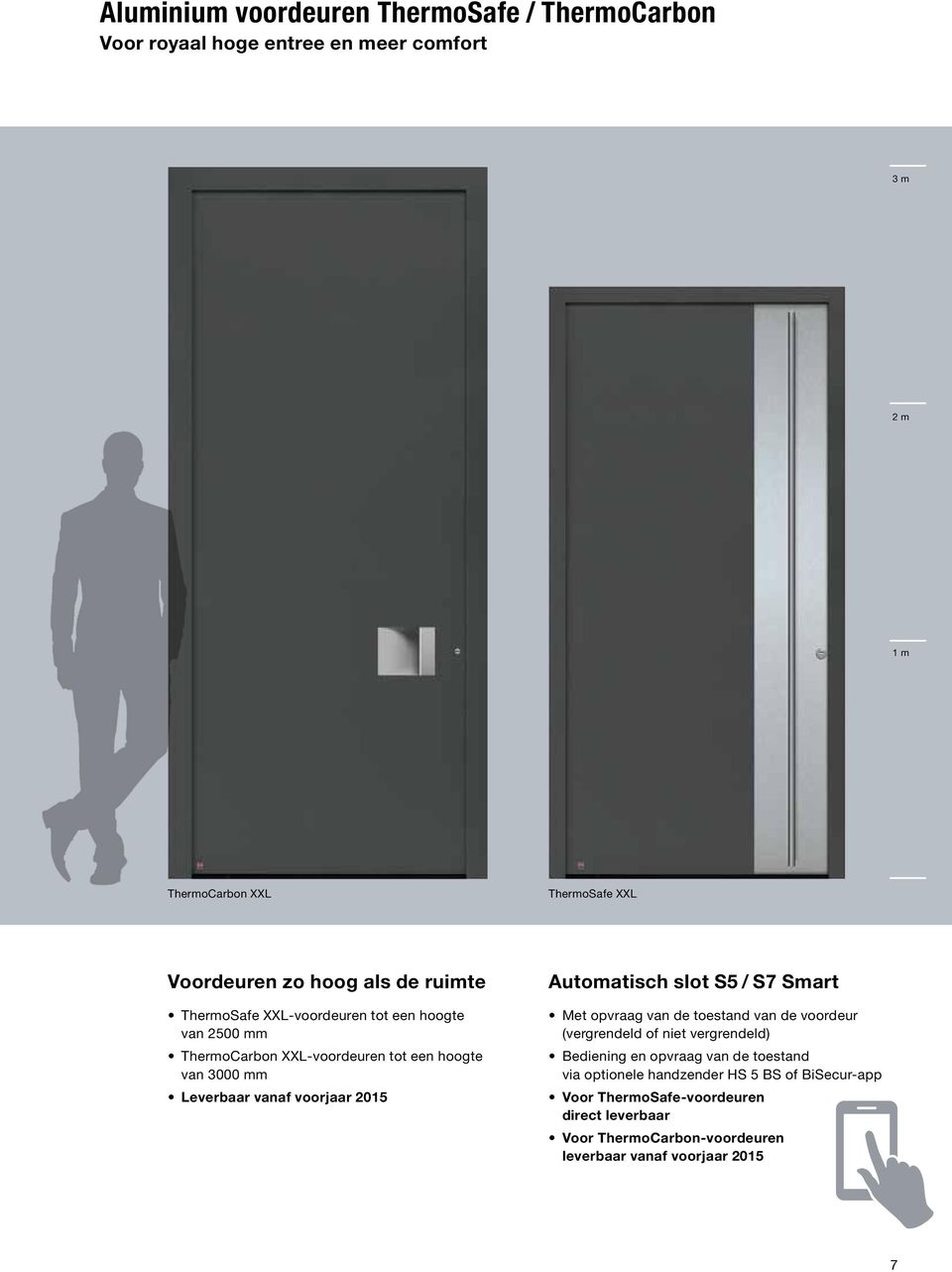 2015 Automatisch slot S5 / S7 Smart Met opvraag van de toestand van de voordeur (vergrendeld of niet vergrendeld) Bediening en opvraag van de