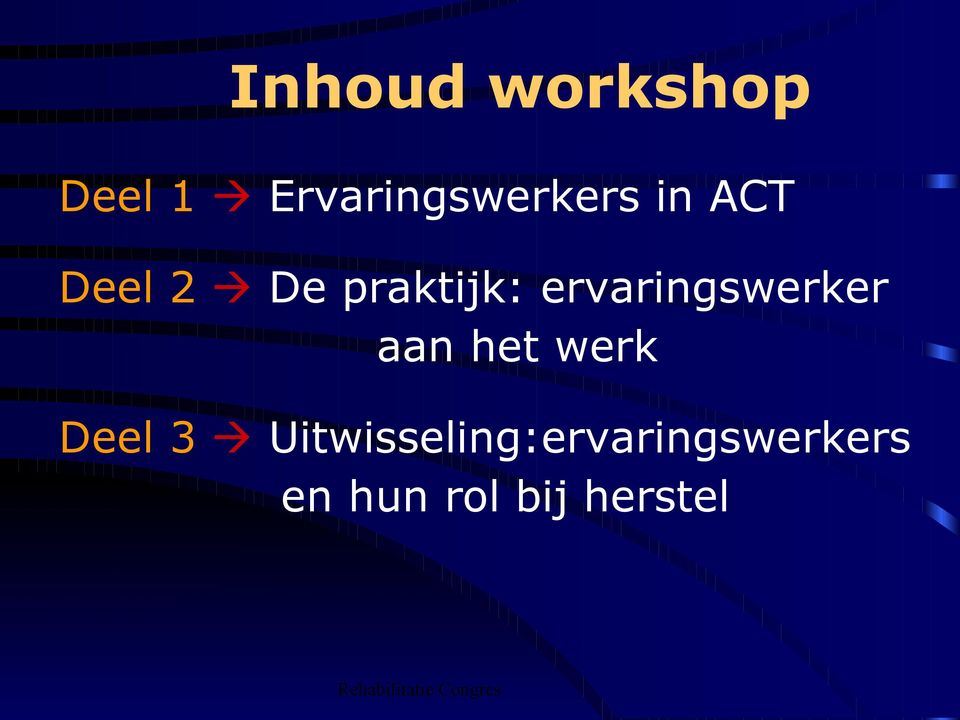 praktijk: ervaringswerker aan het werk