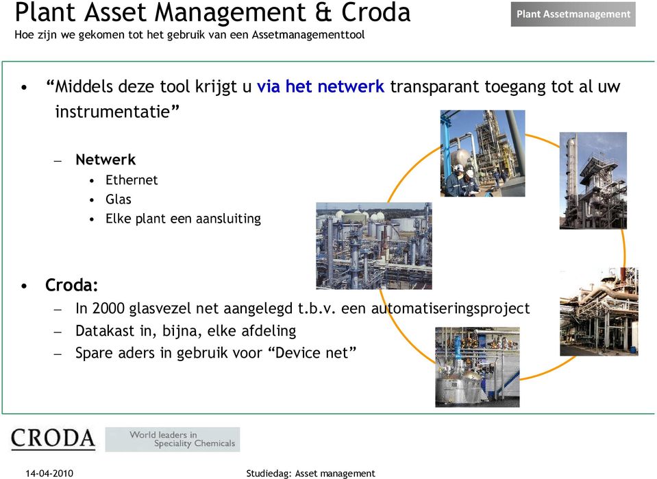 Croda: In 2000 glasve