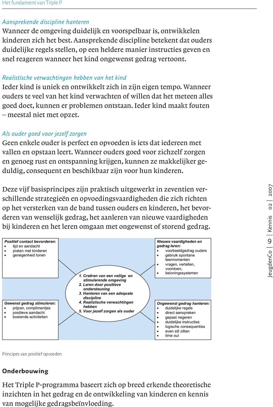 Realistische verwachtingen hebben van het kind Ieder kind is uniek en ontwikkelt zich in zijn eigen tempo.