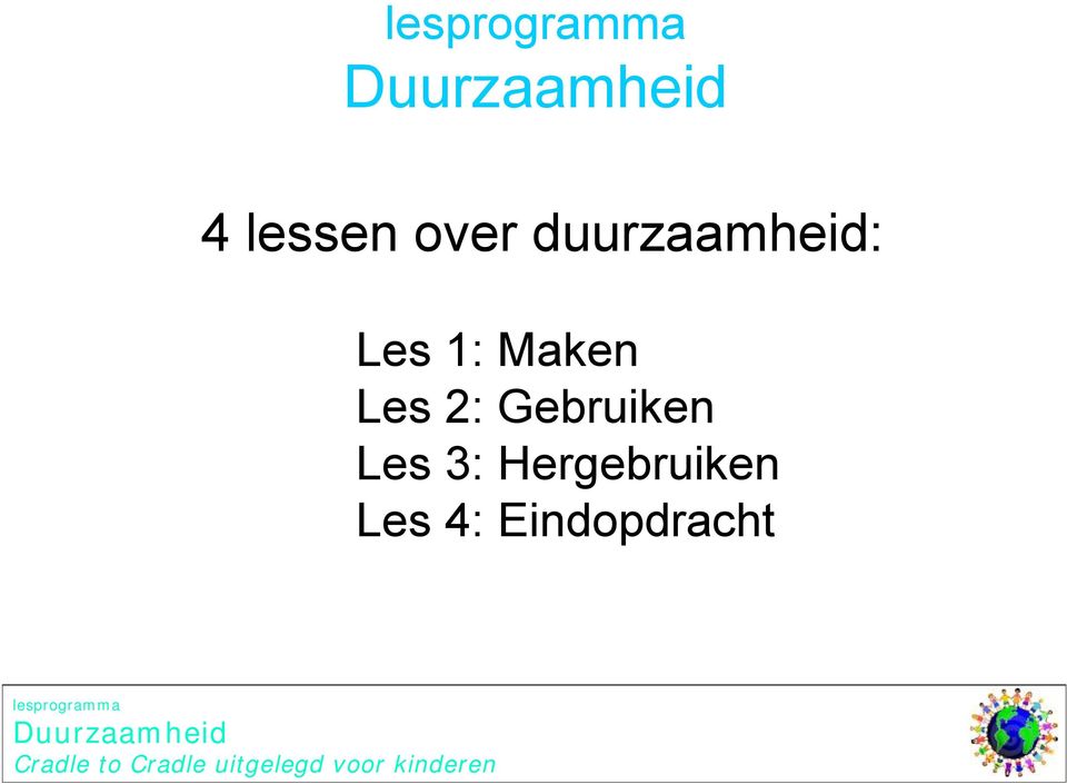 2: Gebruiken Les 3: