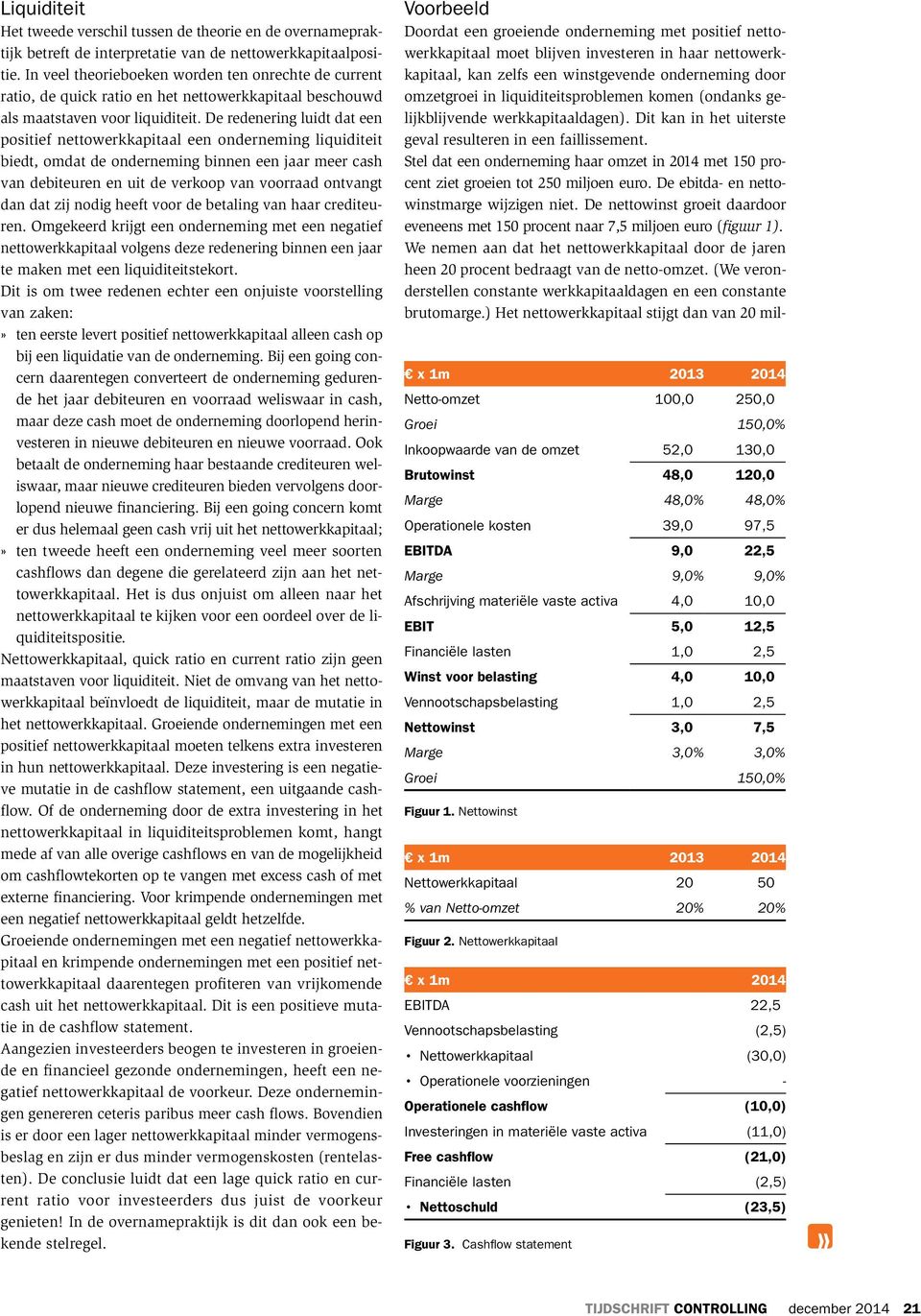 De redenering luidt dat een positief nettowerkkapitaal een onderneming liquiditeit biedt, omdat de onderneming binnen een jaar meer cash van debiteuren en uit de verkoop van voorraad ontvangt dan dat