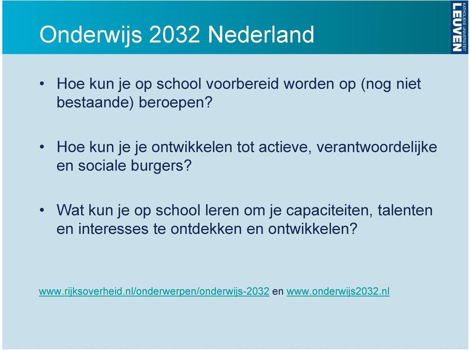 Hoe kun je je ontwikkelen tot actieve, verantwoordelijke en sociale burgers?