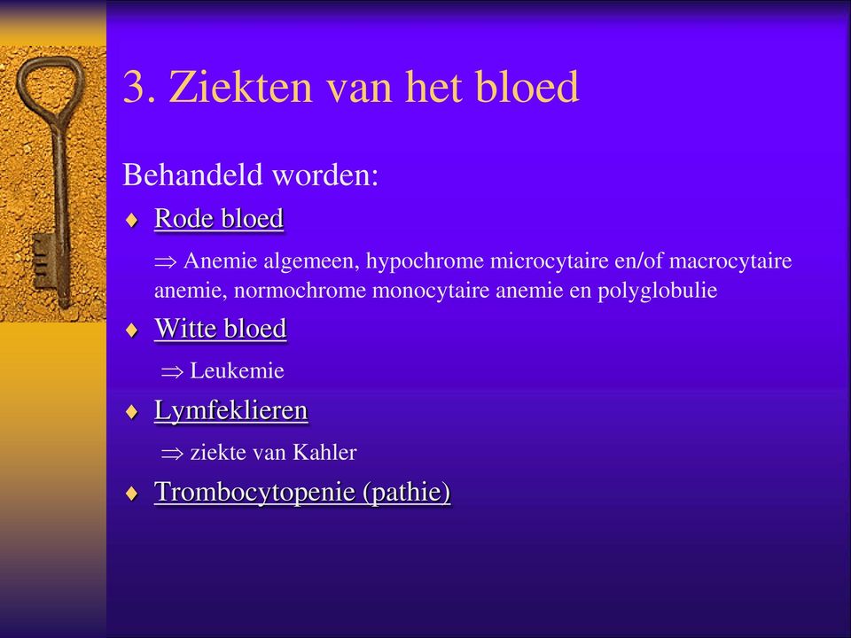 normochrome monocytaire anemie en polyglobulie Witte bloed