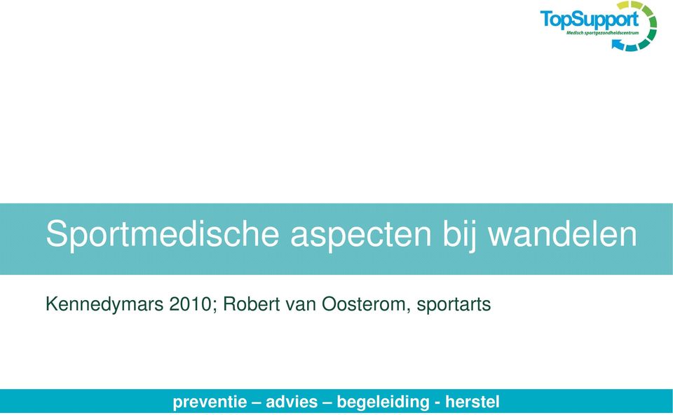 Robert van Oosterom, sportarts