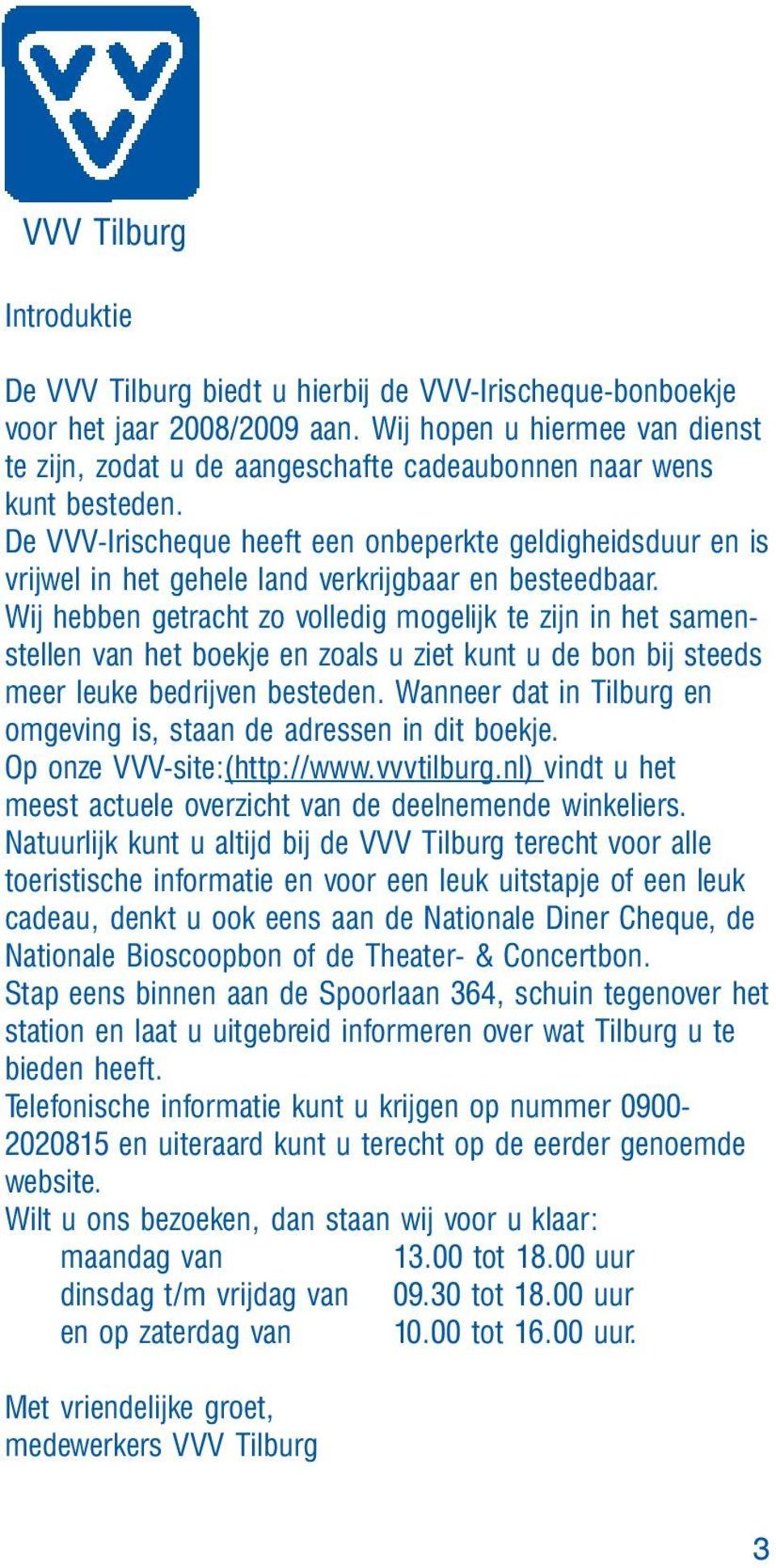 Zakje ego Licht Uitgave VVV Tilburg voor Tilburg en omstreken - PDF Gratis download
