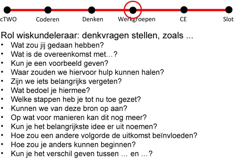 Welke stappen heb je tot nu toe gezet? Kunnen we van deze bron op aan? Op wat voor manieren kan dit nog meer?