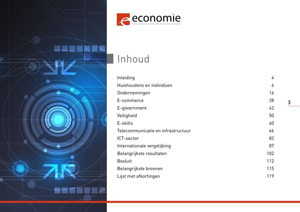 infrastructuur 66 ICT-sector 82 Internationale vergelijking 87