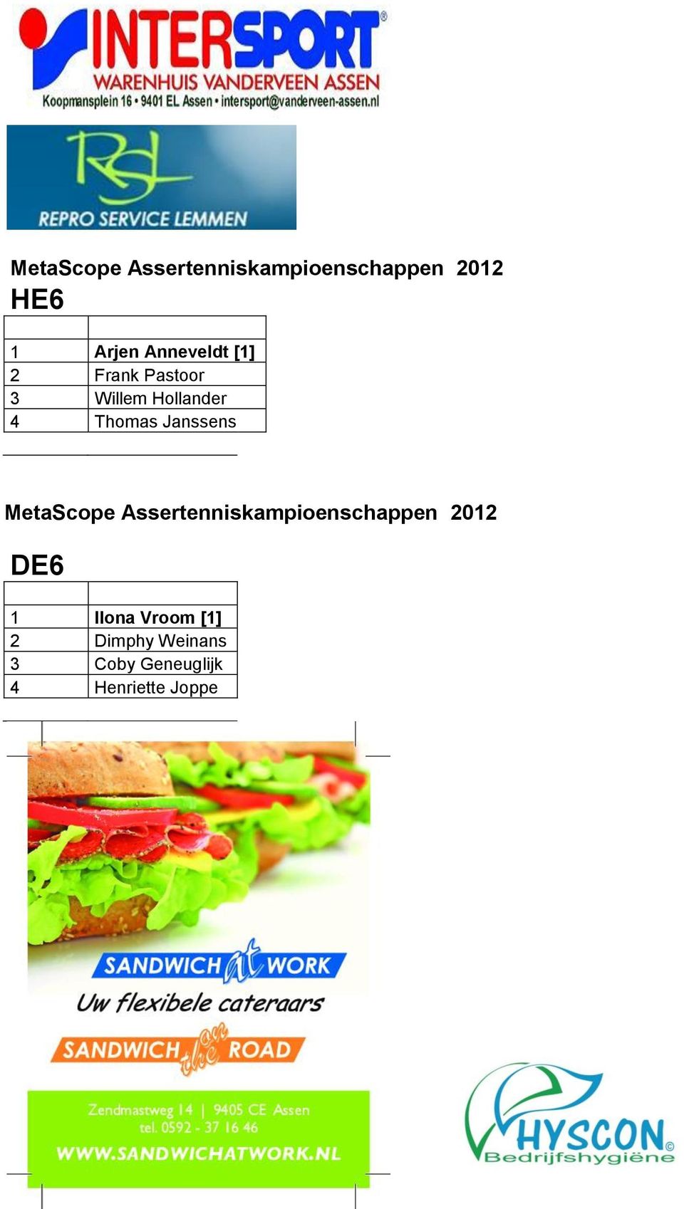 Janssens MetaScope Assertenniskampioenschappen 2012 DE6 1