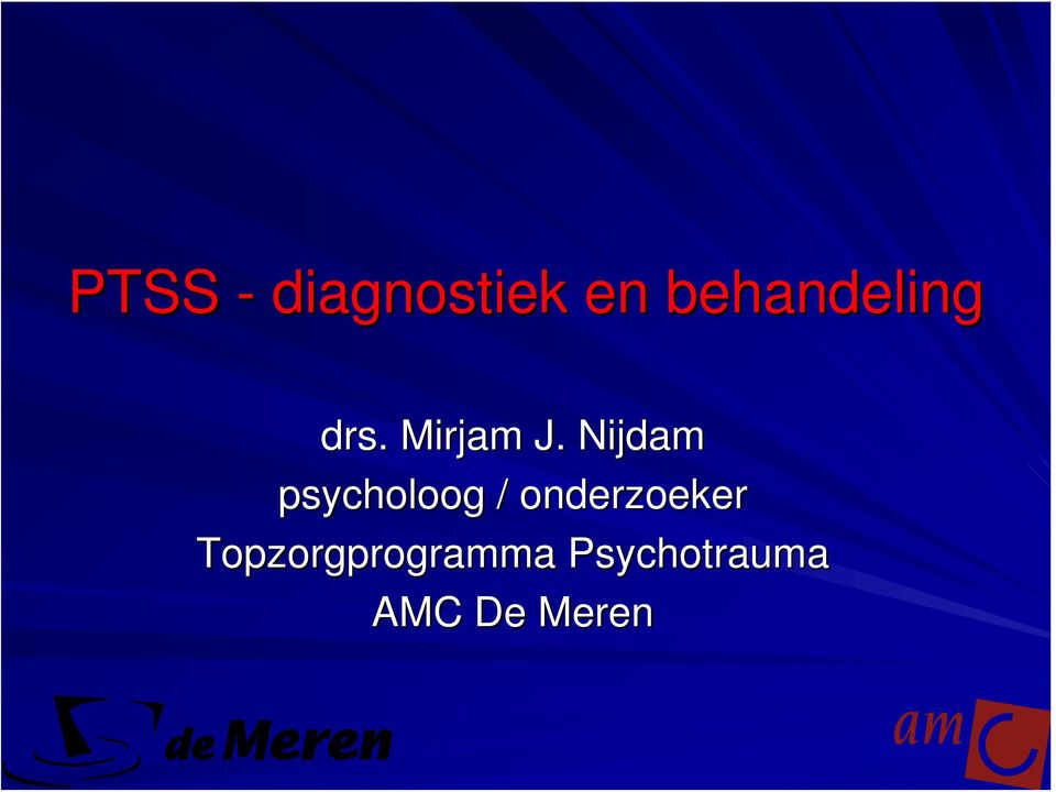 Nijdam psycholoog /