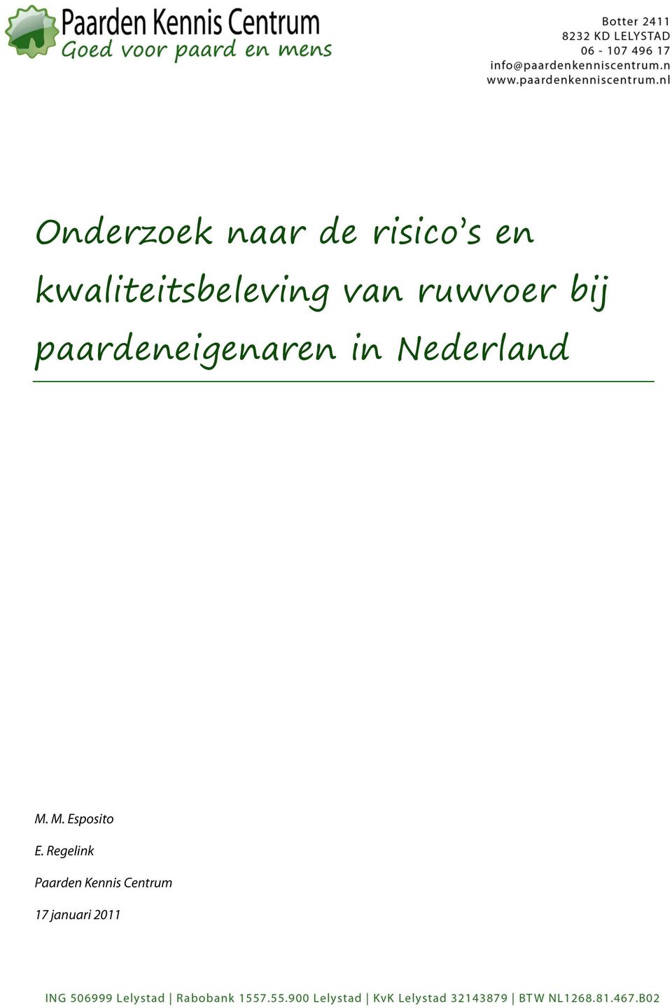 paardeneigenaren in Nederland M.