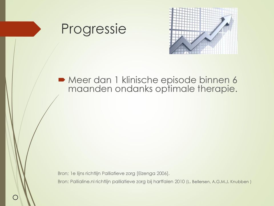 Bron; 1e lijns richtlijn Palliatieve zorg [Eizenga 2006].