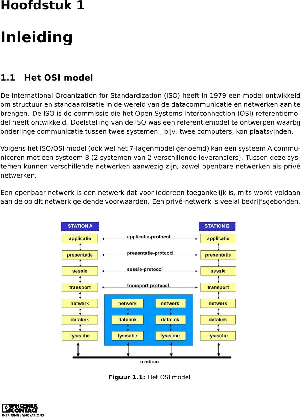 brengen. De ISO is de commissie die het Open Systems Interconnection (OSI) referentiemodel heeft ontwikkeld.