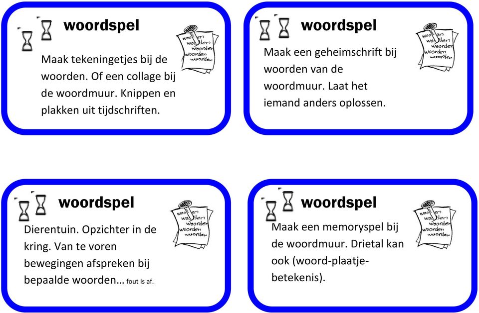 Maak een geheimschrift bij Laat het iemand anders oplossen. Dierentuin.