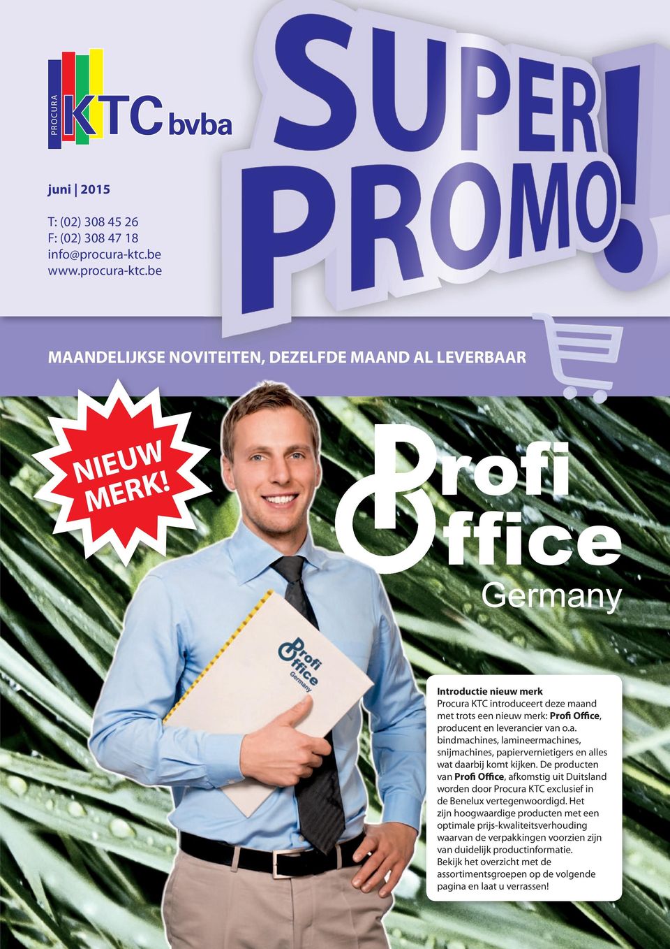 De producten van Profi Office, afkomstig uit Duitsland worden door Procura KTC exclusief in de Benelux vertegenwoordigd.