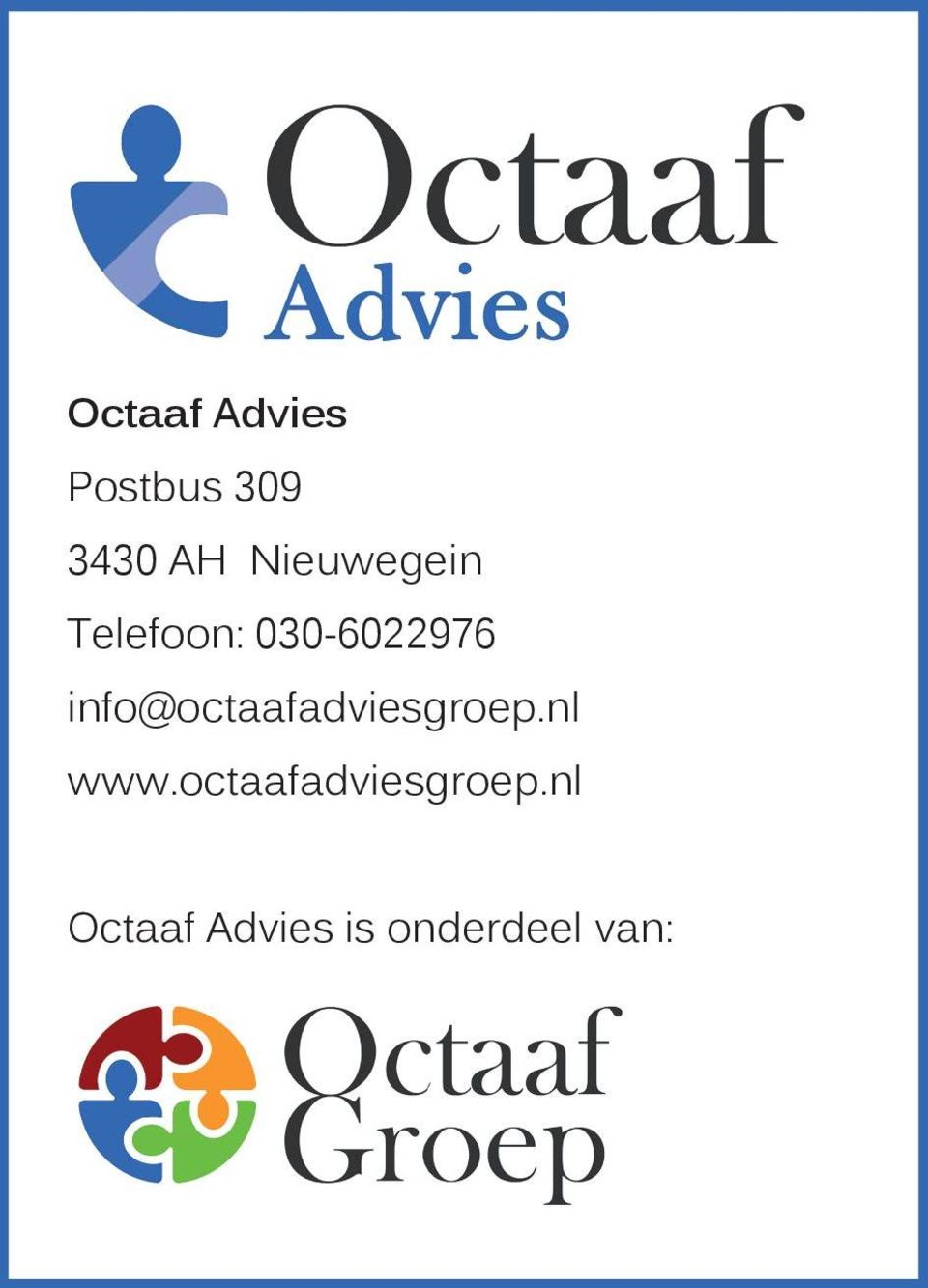 info@octaafadviesgroep.nl www.