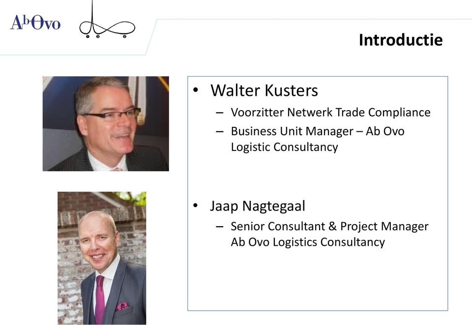 Logistic Consultancy Jaap Nagtegaal Senior