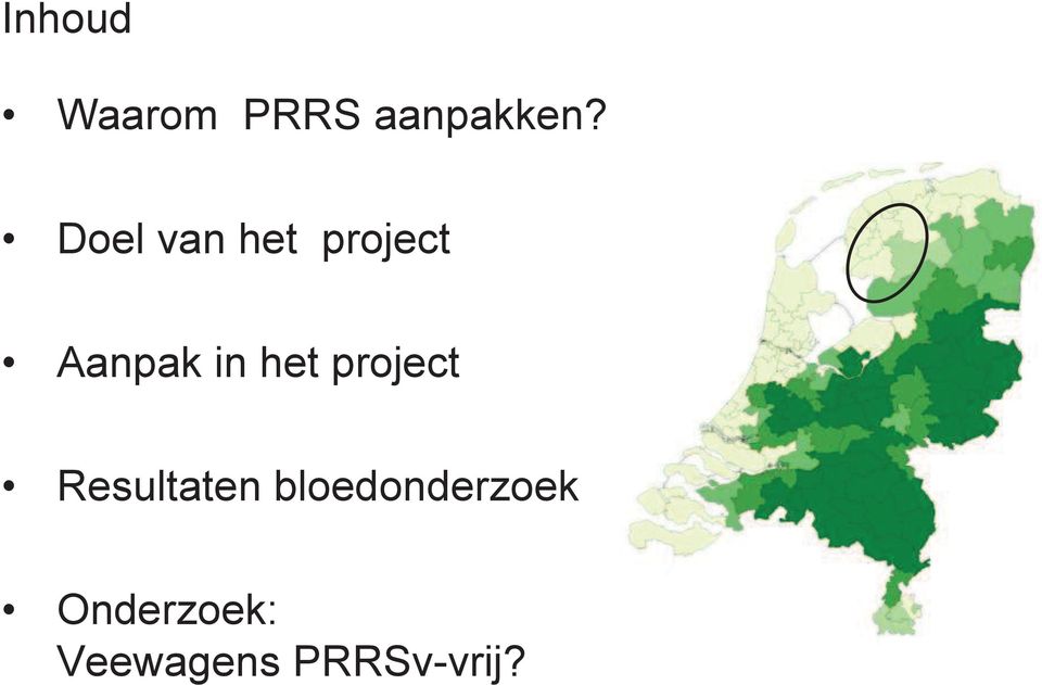 het project Resultaten