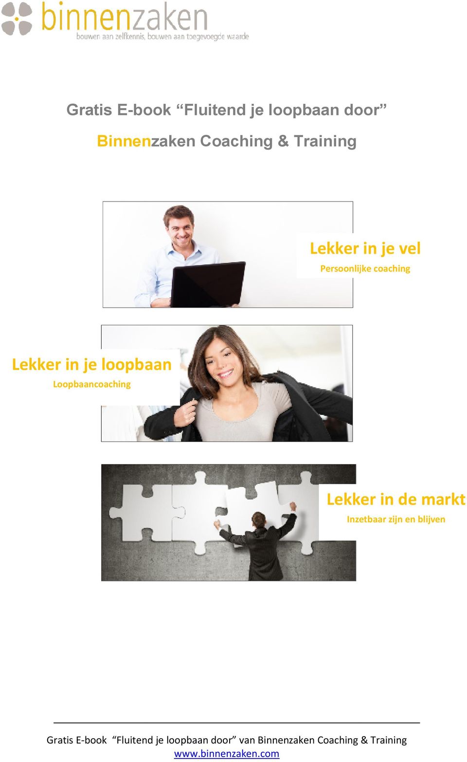 Persoonlijke coaching Lekker in je loopbaan