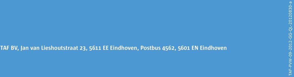 Eindhoven, Postbus 4562, 5601
