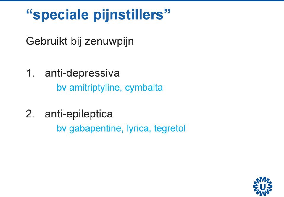 anti-depressiva bv amitriptyline,