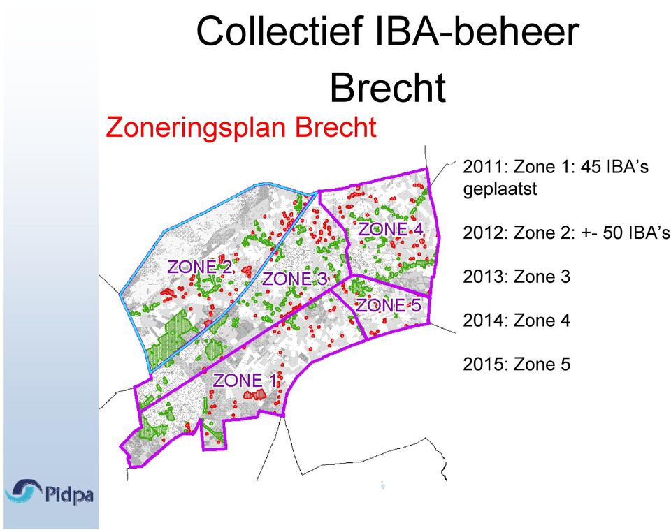 Zone 2: +- 50 IBA s 2013: