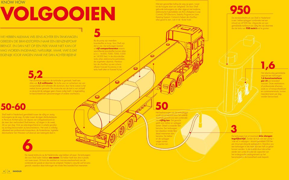 5,2 Het aluminium waarvan de tanktrailer is gemaakt, heeft een dikte van 5,2 millimeter.