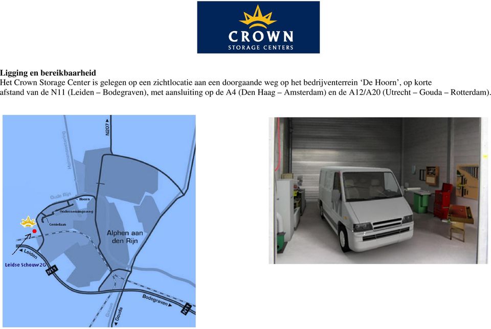 Hoorn, op korte afstand van de N11 (Leiden Bodegraven), met