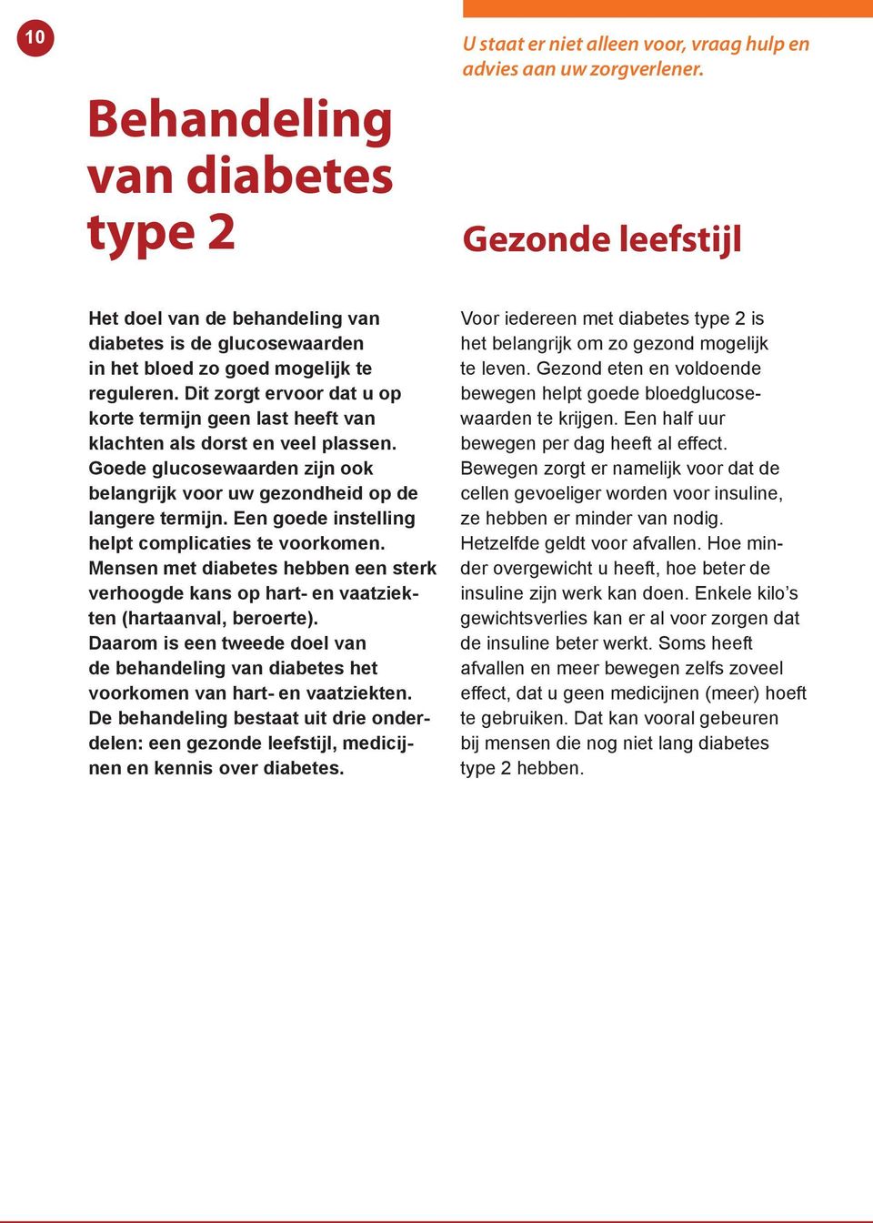 Dit zorgt ervoor dat u op korte termijn geen last heeft van klachten als dorst en veel plassen. Goede glucosewaarden zijn ook belangrijk voor uw gezondheid op de langere termijn.