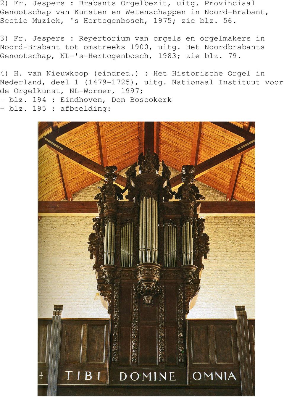 Jespers : Repertorium van orgels en orgelmakers in Noord-Brabant tot omstreeks 1900, uitg.