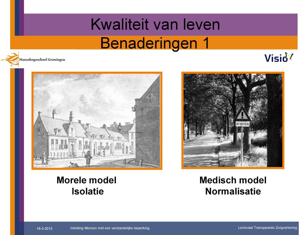 Normalisatie 16-3-2015 Inleiding