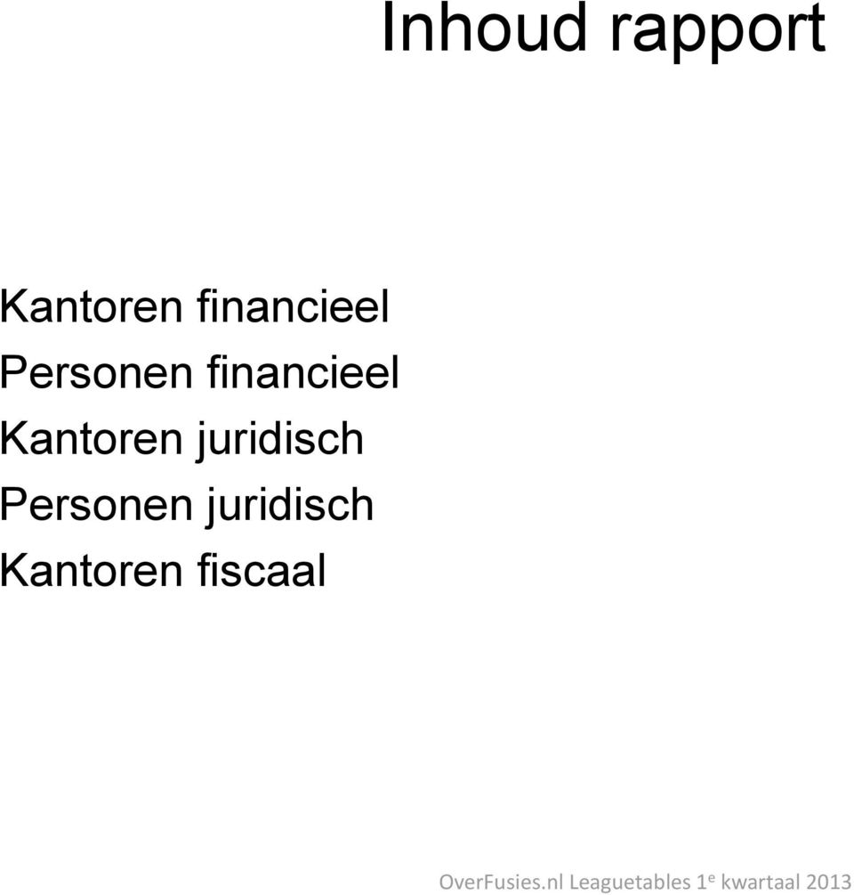 financieel Kantoren