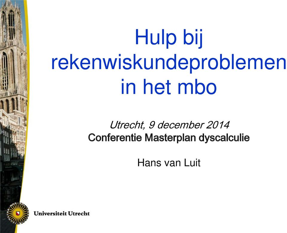 het mbo Utrecht, 9 december