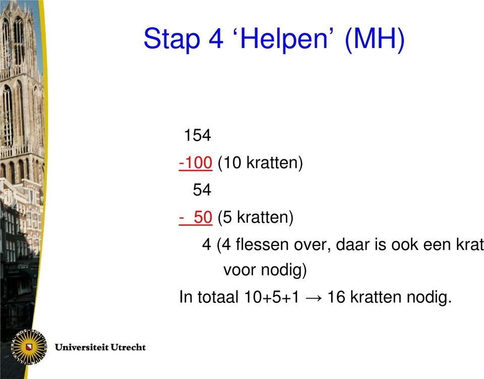 flessen over, daar is ook een krat