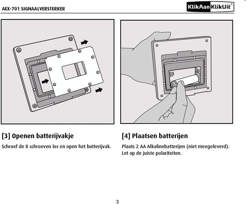 het batterijvak.