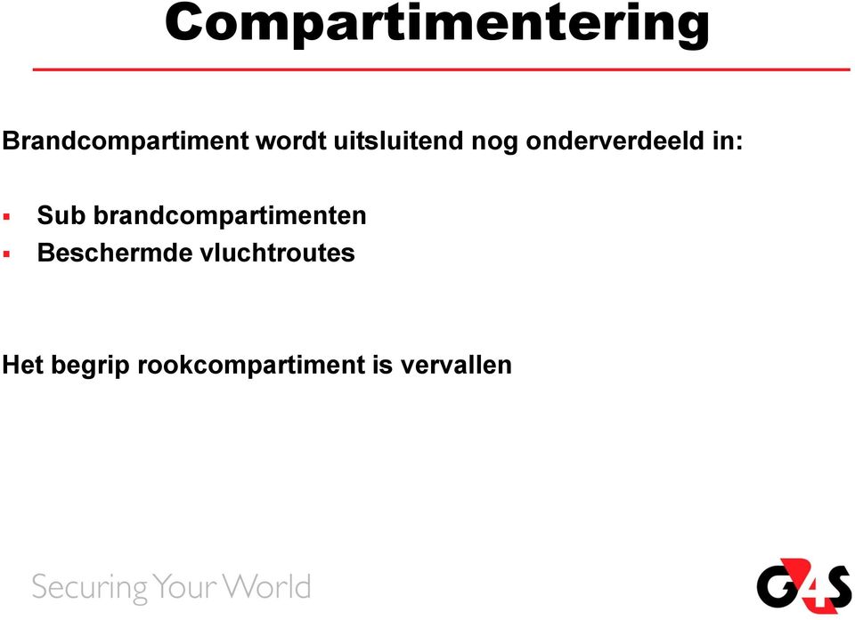 Sub brandcompartimenten Beschermde