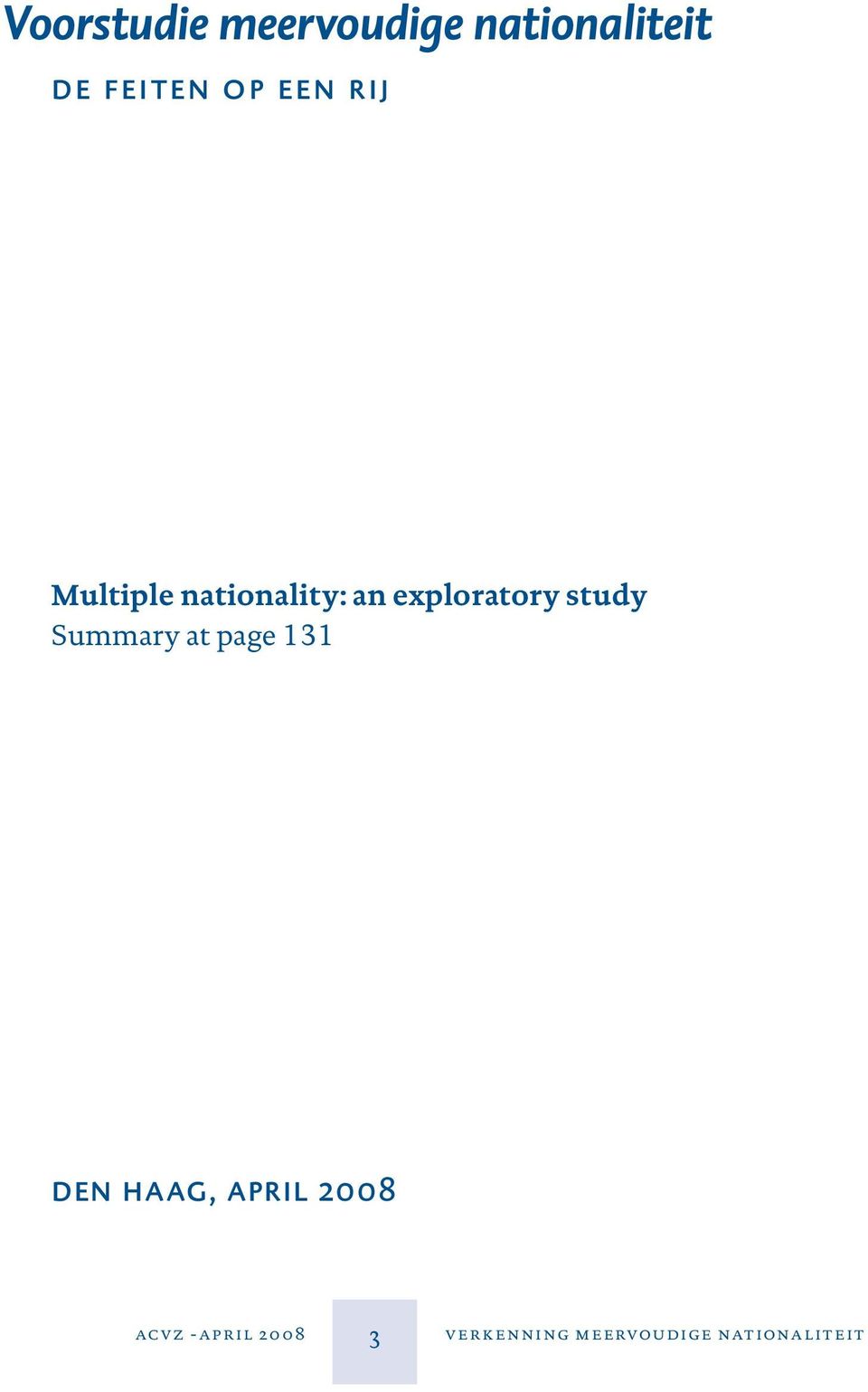 an exploratory study Summary at page