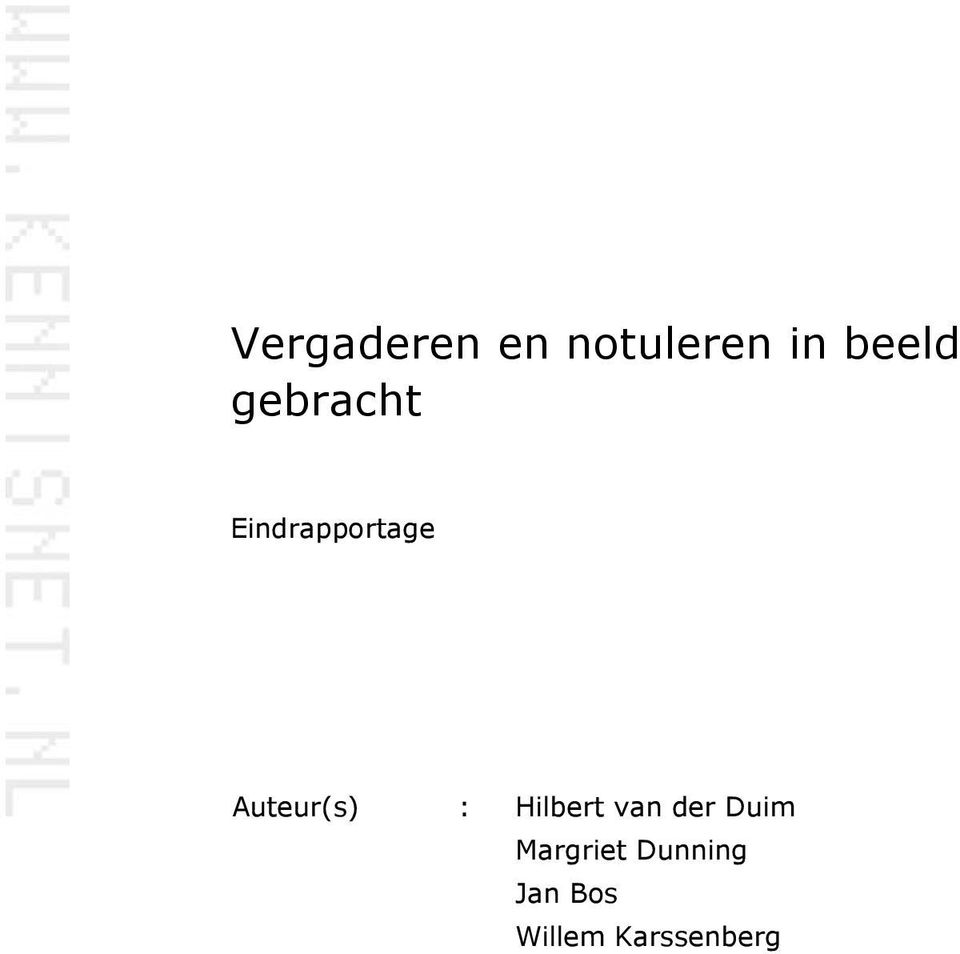 : Hilbert van der Duim Margriet
