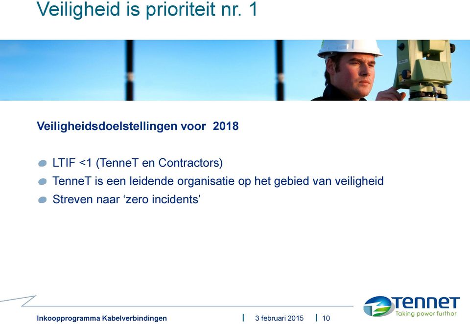 (TenneT en Contractors) TenneT is een leidende