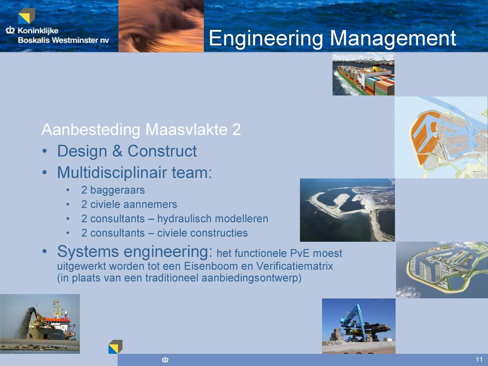 consultants civiele constructies Systems engineering: het functionele PvE moest